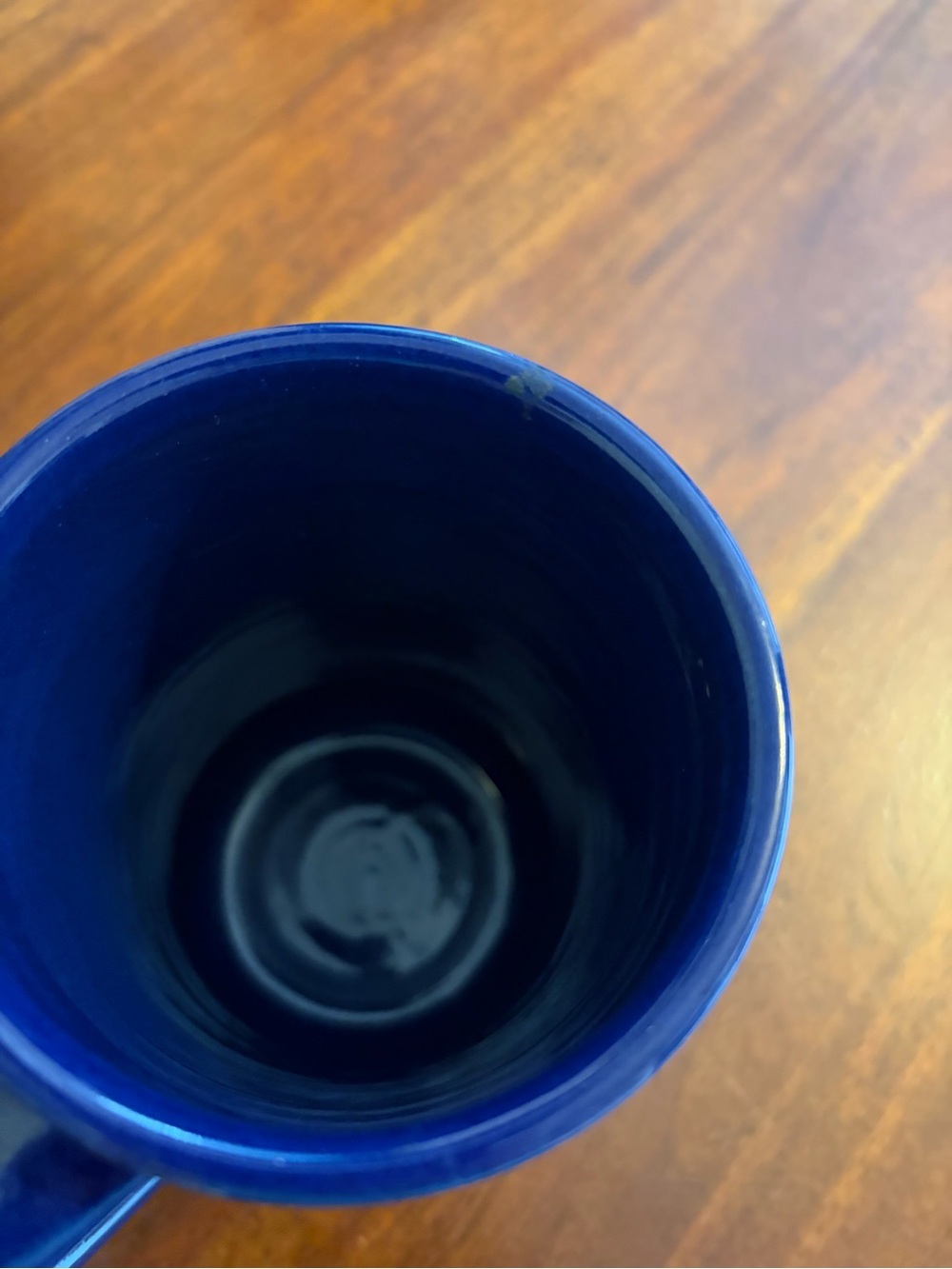 Paris Checkered Mug Blue And White - Picture 9 of 9
